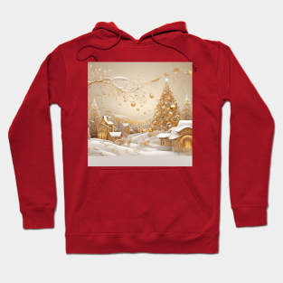 Christmas Winter Scene Hoodie